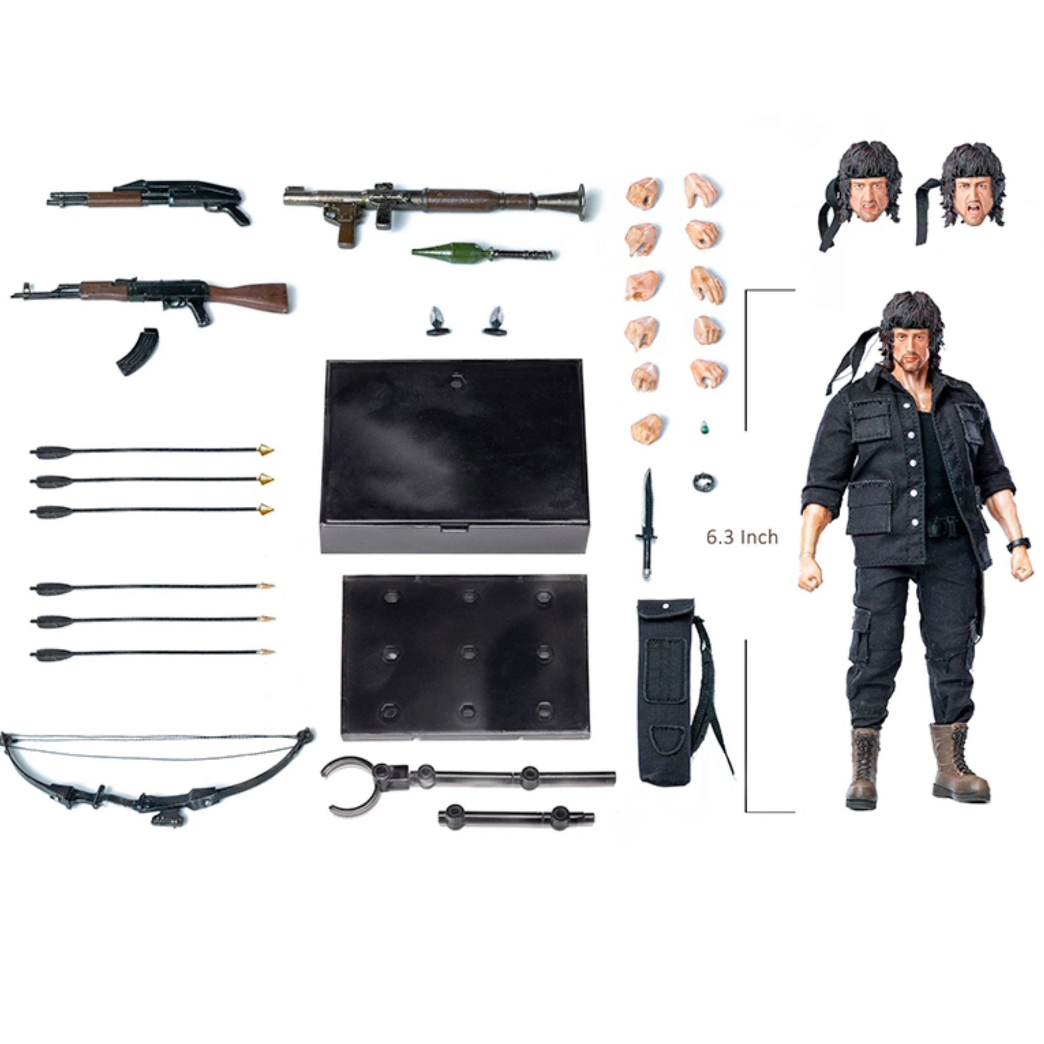 Rambo: First Blood Part II Exquisite Super Series John Rambo (1:12 Scale) 10 Rambo: First Blood Part II Exquisite Super Series John Rambo (1:12 Scale) - Image 8