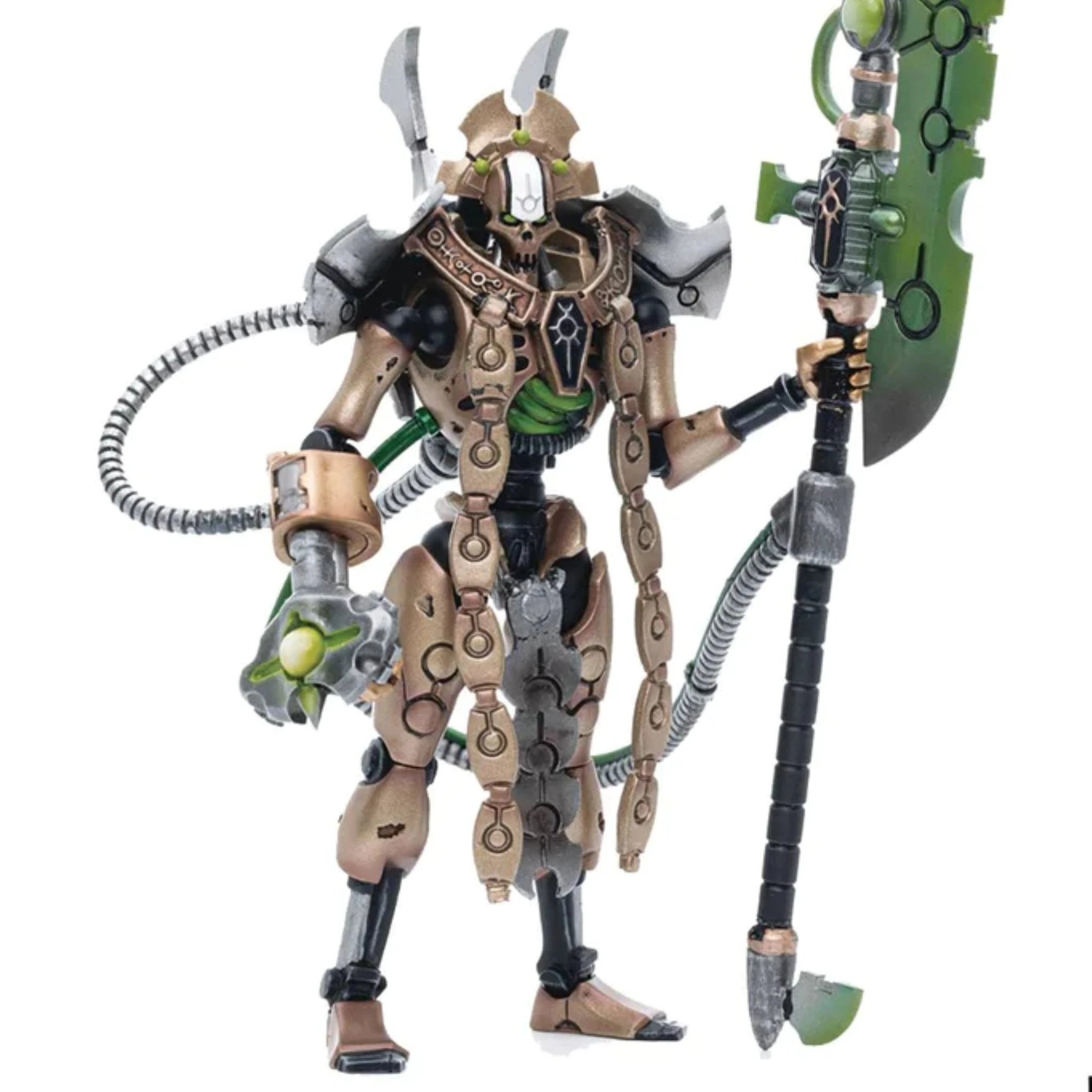 Joy Toy Warhammer 40k Necrons Szarekhan Dynasty Overlord (1/18 Scale) 3 Joy Toy Warhammer 40k Necrons Szarekhan Dynasty Overlord (1/18 Scale)