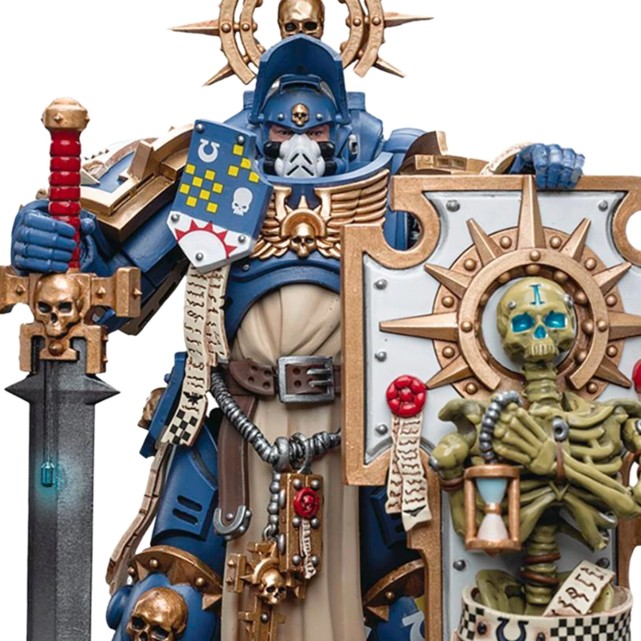 Joy Toy Warhammer 40K Ultramarines Primaris Captain (Relic Shield And Power Sword) (1/18 Scale) 4 Joy Toy Warhammer 40K Ultramarines Primaris Captain (Relic Shield And Power Sword) (1/18 Scale) - Image 2