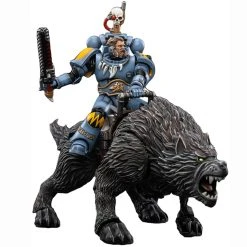 Joy Toy Warhammer 40k Space Wolves Thunderwolf Calvary Frode (1/18 Scale)