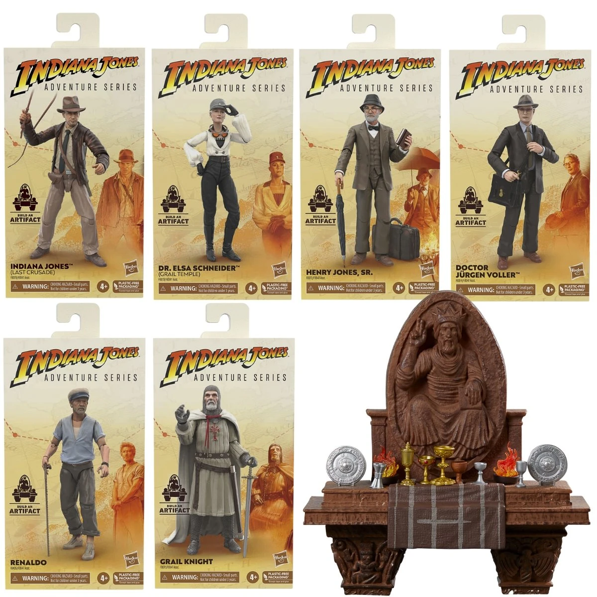 Hasbro Indiana Jones Adventure Series WAVE 3 SET OF 6 3 Hasbro Indiana Jones Adventure Series WAVE 3 SET OF 6