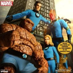 Fantastic Four Mezco One:12 Collective Deluxe Steel Boxed Set -Nerdzoic Sales 34 906284