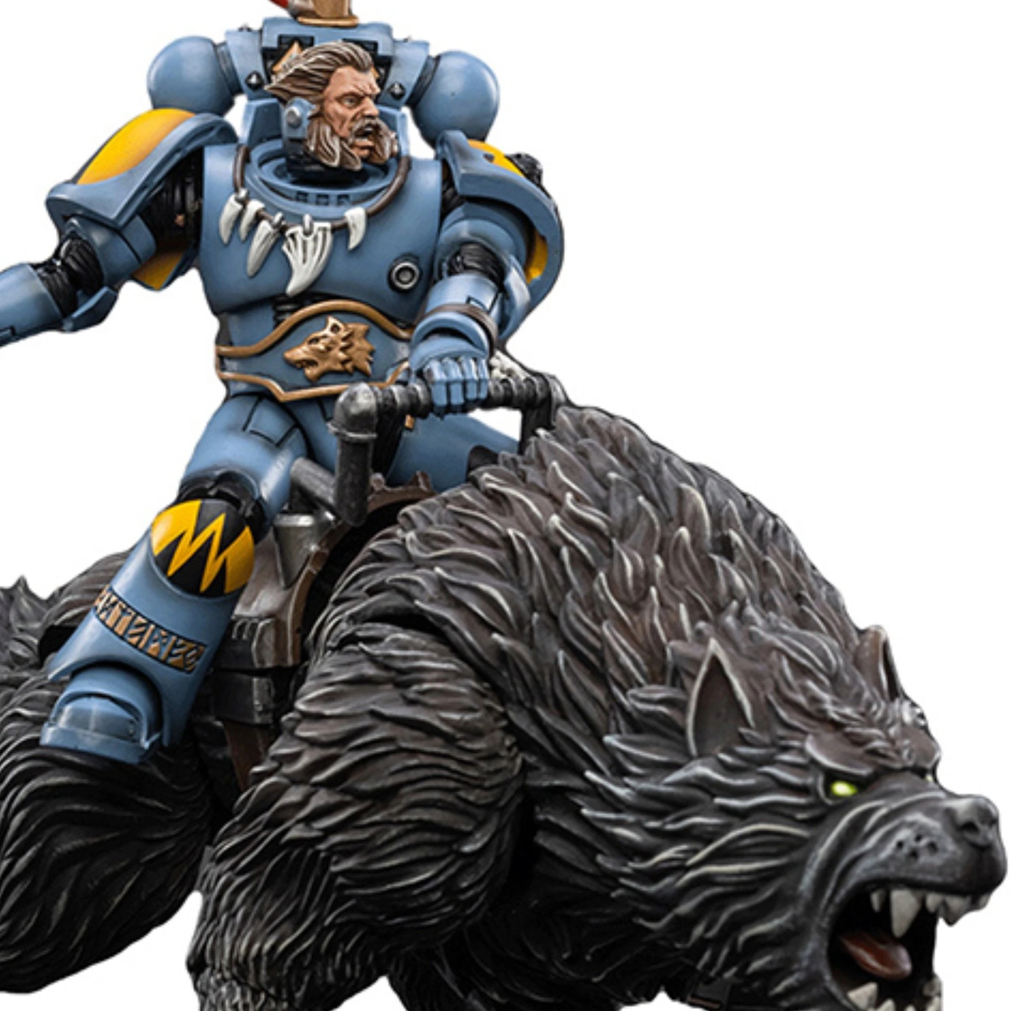 Joy Toy Warhammer 40k Space Wolves Thunderwolf Calvary Frode (1/18 Scale) 4 Joy Toy Warhammer 40k Space Wolves Thunderwolf Calvary Frode (1/18 Scale) - Image 2