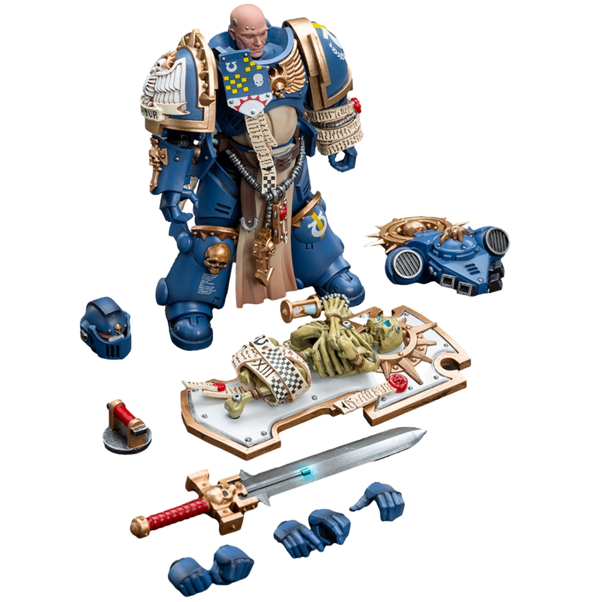 Joy Toy Warhammer 40K Ultramarines Primaris Captain (Relic Shield And Power Sword) (1/18 Scale) 12 Joy Toy Warhammer 40K Ultramarines Primaris Captain (Relic Shield And Power Sword) (1/18 Scale) - Image 10