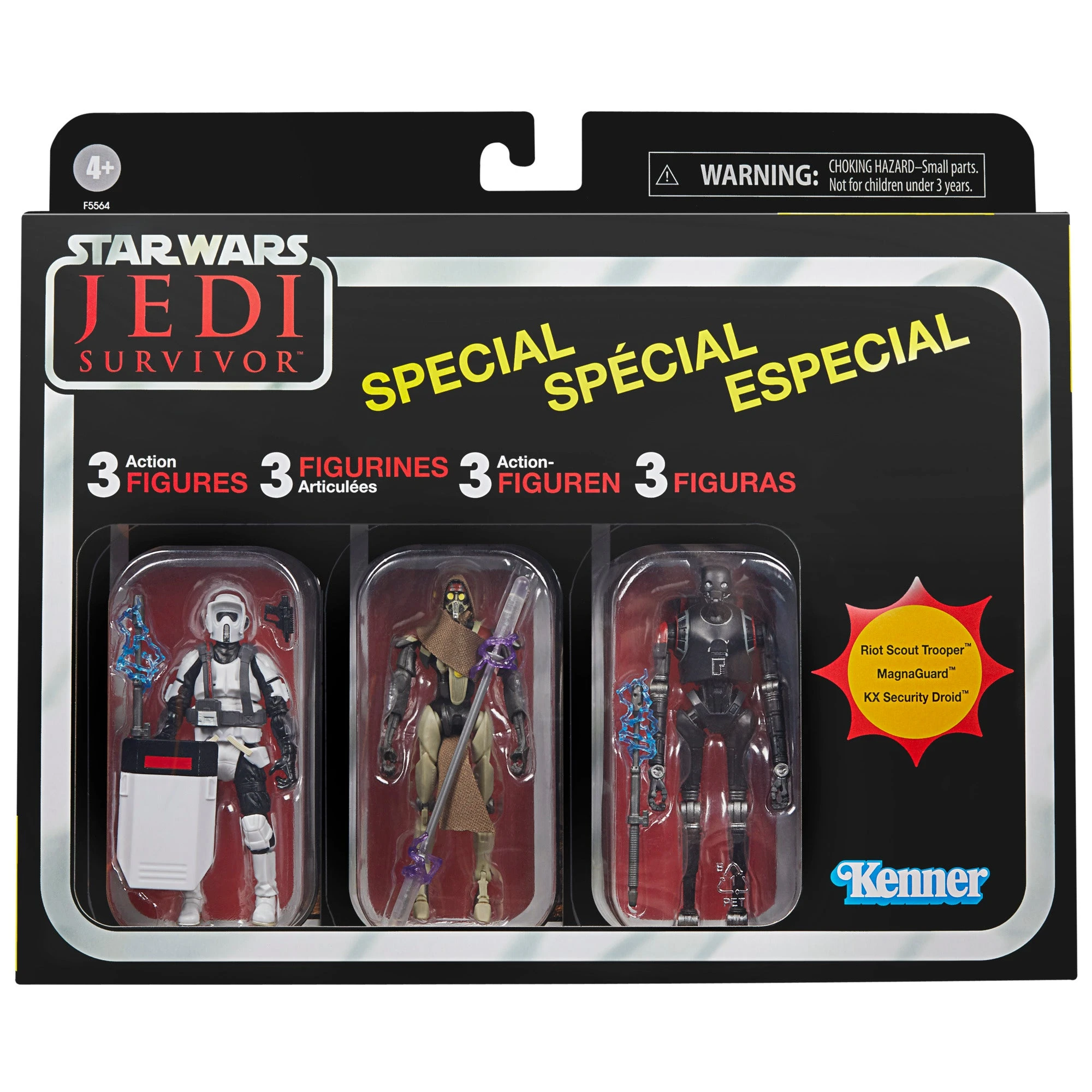 Hasbro Star Wars The Vintage Collection Gaming Greats Star Wars Jedi: Survivor Multipack 4 Hasbro Star Wars The Vintage Collection Gaming Greats Star Wars Jedi: Survivor Multipack - Image 2