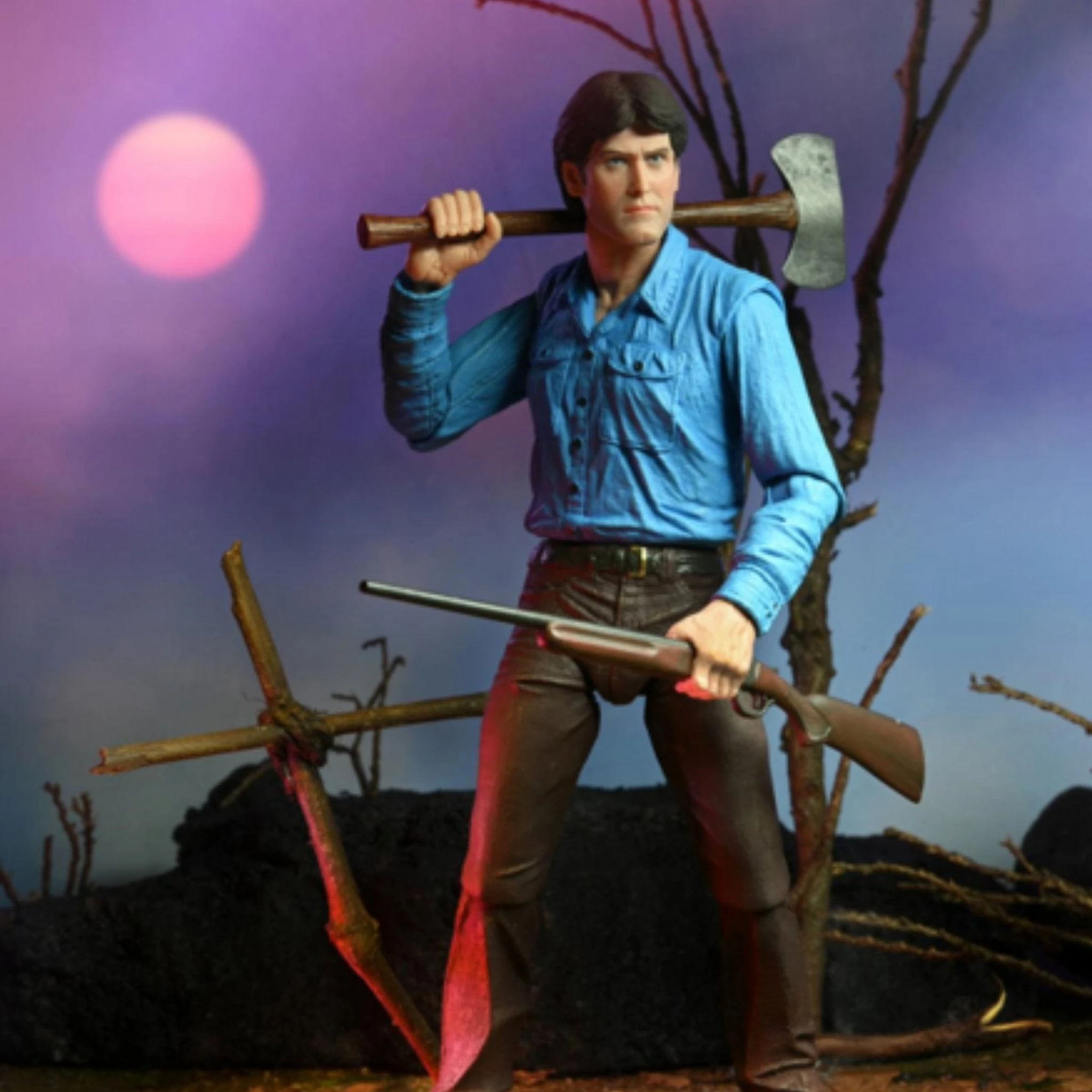 NECA Evil Dead 40th Anniversary Ultimate 7" Ash 8 NECA Evil Dead 40th Anniversary Ultimate 7" Ash - Image 6