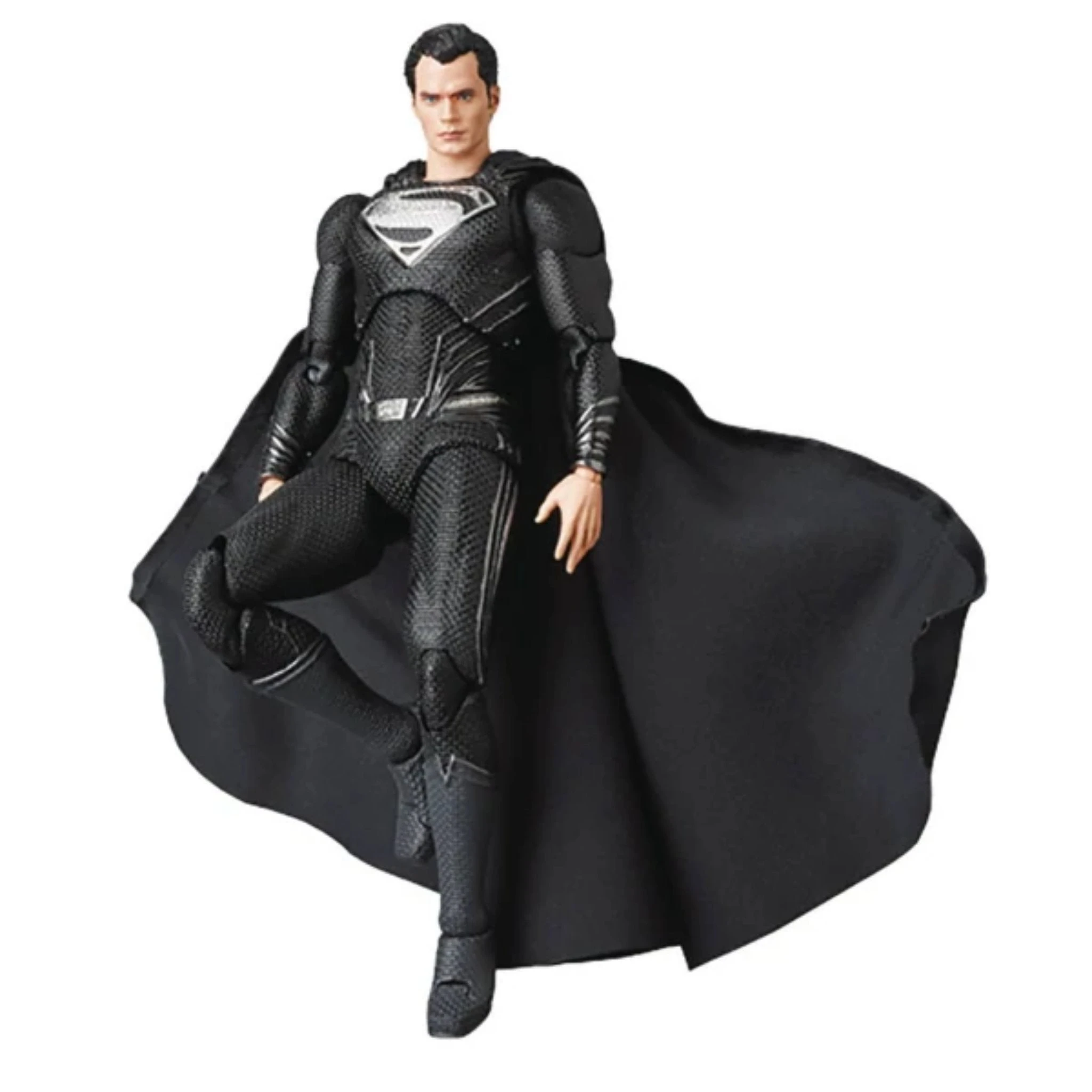 Medicom Zack Snyder's Justice League MAFEX No.174 Superman (Black Suit) 4 Medicom Zack Snyder's Justice League MAFEX No.174 Superman (Black Suit) - Image 2