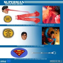 DC Comics Mezco One:12 Collective Superman: Man Of Steel Edition -Nerdzoic Sales 73 833797