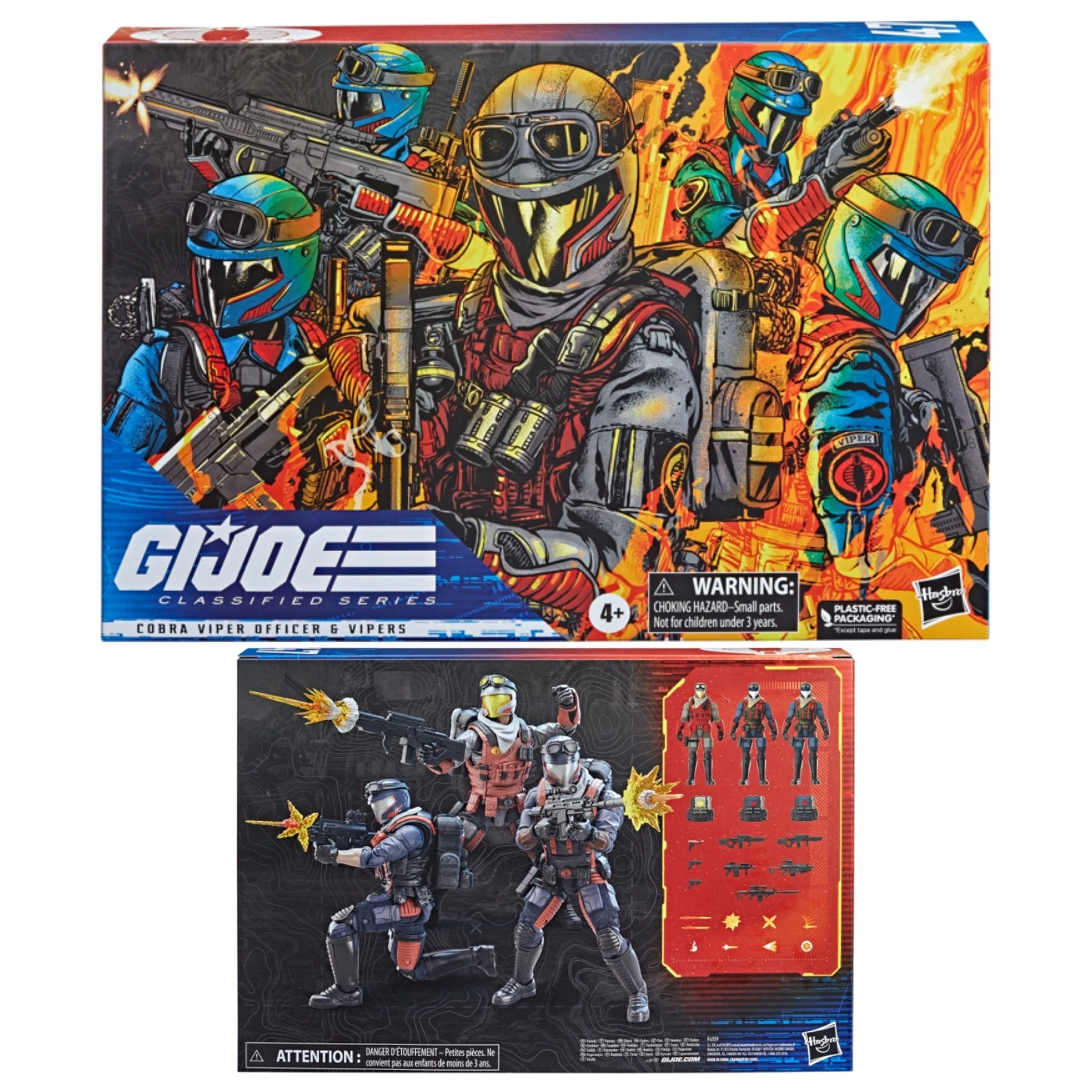 Hasbro G.I. Joe Classified Cobra Viper Officer & Vipers Army Builder 3-Pack 4 Hasbro G.I. Joe Classified Cobra Viper Officer & Vipers Army Builder 3-Pack - Image 2