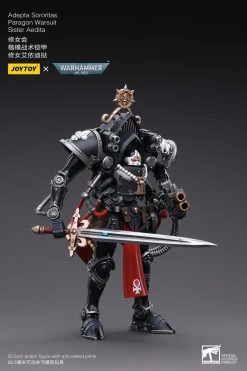 Joy Toy Warhammer 40k Adepta Sororitas Paragon Warsuit Sister Aedita (1/18 Scale) -Nerdzoic Sales Aedita03 780511