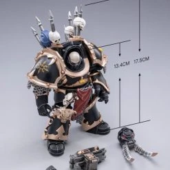 Joy Toy Warhammer 40K Black Legion Chaos Terminator Brother Bathalorr (1/18 Scale) -Nerdzoic Sales Bathalorr 7 467611