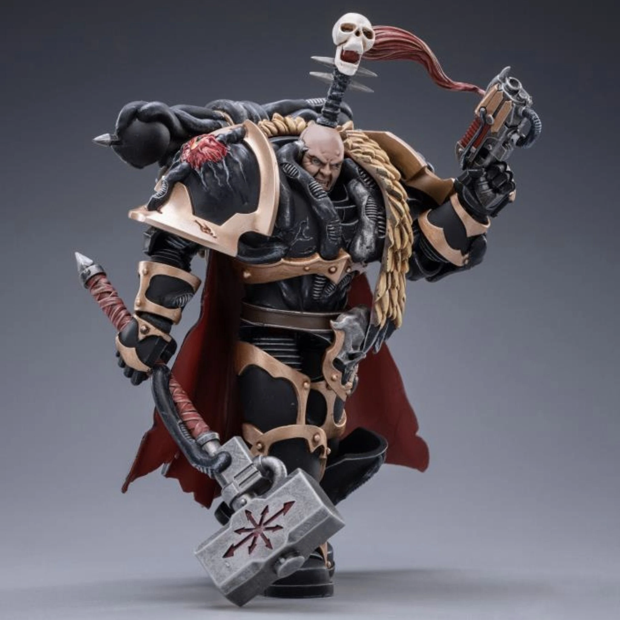 Joy Toy Warhammer 40K Black Legion Chaos Lord Khalos The Ravager (1/18 Scale) 11 Joy Toy Warhammer 40K Black Legion Chaos Lord Khalos The Ravager (1/18 Scale) - Image 9