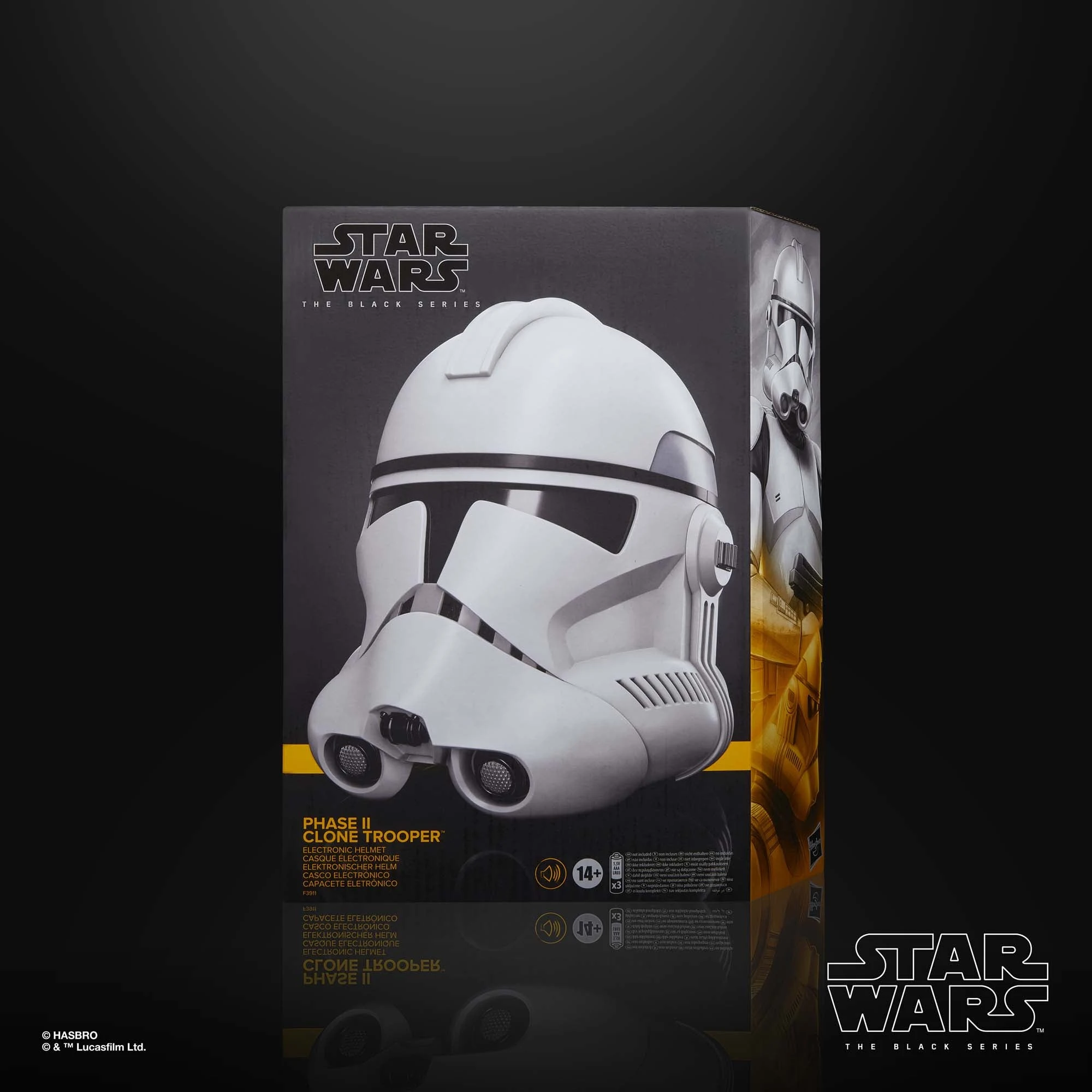 Hasbro Star Wars Black Series Phase II Clone Trooper Premium Electronic Helmet 4 Hasbro Star Wars Black Series Phase II Clone Trooper Premium Electronic Helmet - Image 2