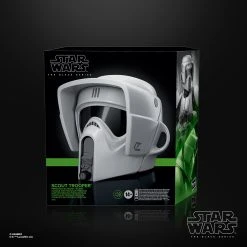 Hasbro Star Wars The Black Series Biker Scout Helmet -Nerdzoic Sales F6911 PROD SW BL PETER ELEC HELMET Front Online 2000SQ
