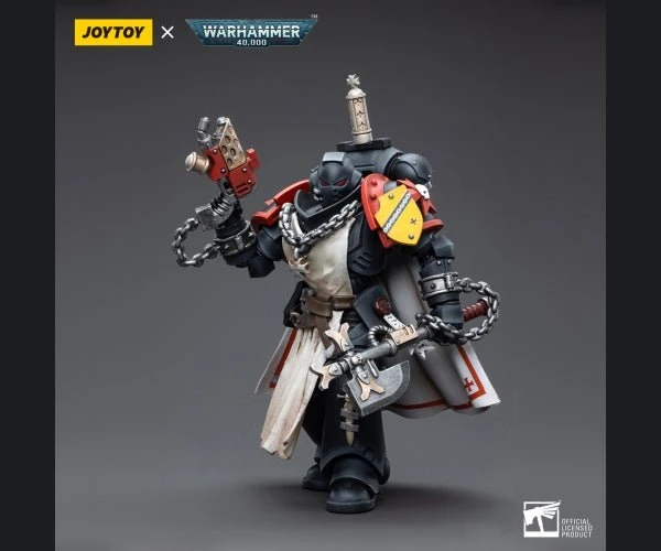 Joy Toy Warhammer 40k Black Templars Primaris Sword Brethren Granbertus (1/18 Scale) 8 Joy Toy Warhammer 40k Black Templars Primaris Sword Brethren Granbertus (1/18 Scale) - Image 6