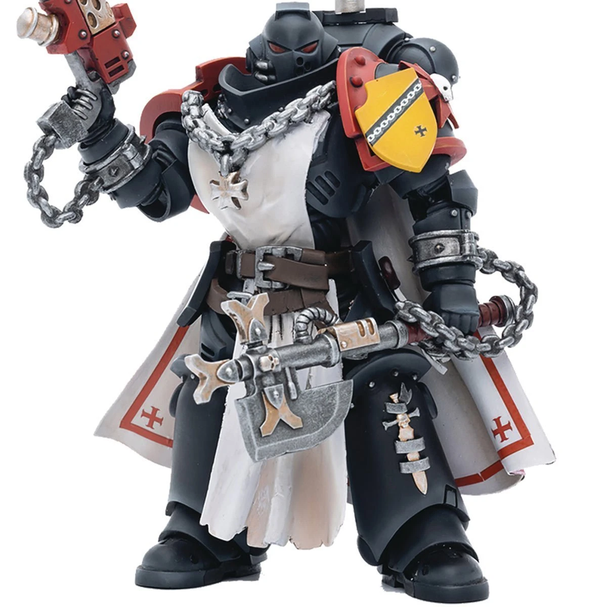 Joy Toy Warhammer 40k Black Templars Primaris Sword Brethren Granbertus (1/18 Scale) 3 Joy Toy Warhammer 40k Black Templars Primaris Sword Brethren Granbertus (1/18 Scale)