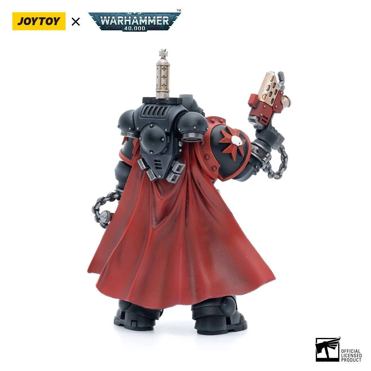 Joy Toy Warhammer 40k Black Templars Primaris Sword Brethren Granbertus (1/18 Scale) 6 Joy Toy Warhammer 40k Black Templars Primaris Sword Brethren Granbertus (1/18 Scale) - Image 4