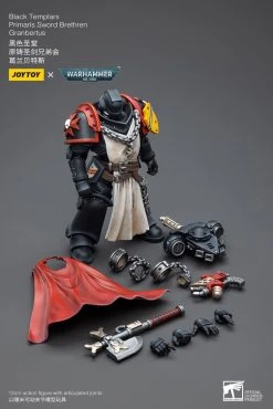 Joy Toy Warhammer 40k Black Templars Primaris Sword Brethren Granbertus (1/18 Scale) 23 Joy Toy Warhammer 40k Black Templars Primaris Sword Brethren Granbertus (1/18 Scale) -Nerdzoic Sales Granbertus7 382671