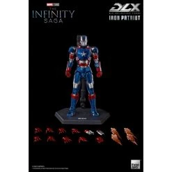 ThreeZero Marvel Studios: The Infinity Saga DLX Iron Patriot Action Figure -Nerdzoic Sales InifnitySaga03 844655