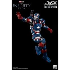 ThreeZero Marvel Studios: The Infinity Saga DLX Iron Patriot Action Figure -Nerdzoic Sales InifnitySaga19 375671