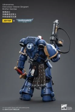 Joy Toy Warhammer 40k Ultramarines Intercessor Veteran Sergeant Brother Aeontas (1/18 Scale) -Nerdzoic Sales Intercessor3 587970
