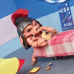 Hasbro Power Rangers Lightning Collection Exclusive Pudgy Pig With Lunchbox -Nerdzoic Sales PudgyPig11 749131