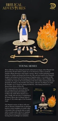 Biblical Adventures Young Moses (Pharaoh) -Nerdzoic Sales YoungMoses4 996509