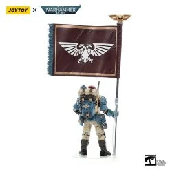 Joy Toy Warhammer 40k Astra Militarum Tempestus Scions Squad 55 Kappic Eagles Banner Bearer (1/18 Scale) -Nerdzoic Sales bannerbearer3 530792