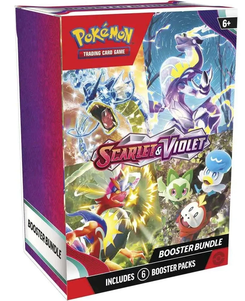 Pokémon TCG: Scarlet & Violet Booster Bundle (6 Packs) 3 Pokémon TCG: Scarlet & Violet Booster Bundle (6 Packs)