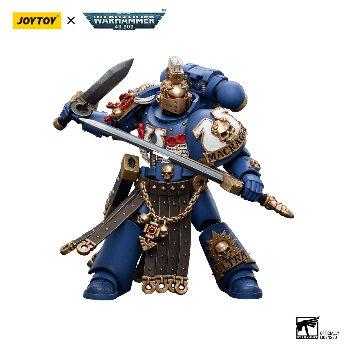Joy Toy Warhammer 40K Ultramarines Honour Guard Chapter Champ (1/18 Scale) 3 Joy Toy Warhammer 40K Ultramarines Honour Guard Chapter Champ (1/18 Scale)
