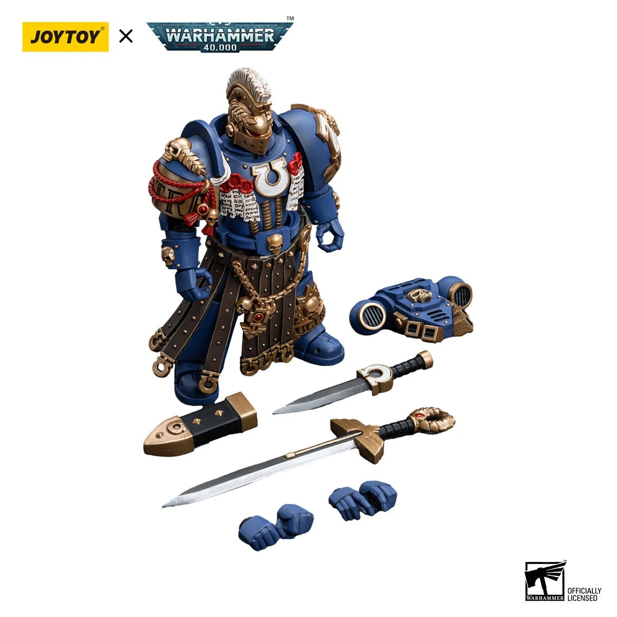 Joy Toy Warhammer 40K Ultramarines Honour Guard Chapter Champ (1/18 Scale) 10 Joy Toy Warhammer 40K Ultramarines Honour Guard Chapter Champ (1/18 Scale) - Image 8