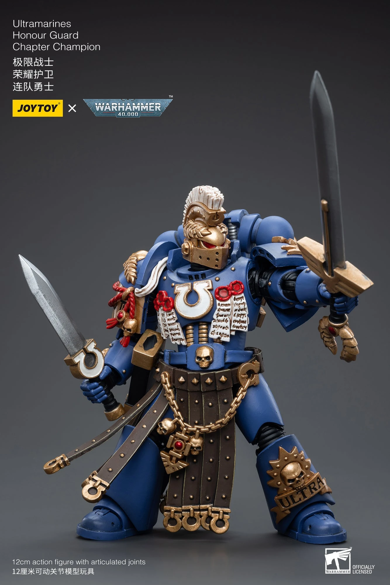 Joy Toy Warhammer 40K Ultramarines Honour Guard Chapter Champ (1/18 Scale) 14 Joy Toy Warhammer 40K Ultramarines Honour Guard Chapter Champ (1/18 Scale) - Image 12