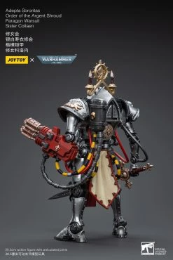 Joy Toy Warhammer 40k Adepta Sororitas Battle Sisters Order Of The Argent Shroud Paragon Warsuit Sister Collaen (1/18 Scale) -Nerdzoic Sales collaen1
