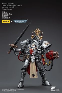Joy Toy Warhammer 40k Adepta Sororitas Battle Sisters Order Of The Argent Shroud Paragon Warsuit Sister Collaen (1/18 Scale) -Nerdzoic Sales collaen4