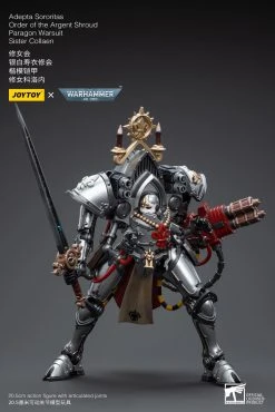 Joy Toy Warhammer 40k Adepta Sororitas Battle Sisters Order Of The Argent Shroud Paragon Warsuit Sister Collaen (1/18 Scale) -Nerdzoic Sales collaen6