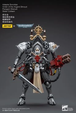 Joy Toy Warhammer 40k Adepta Sororitas Battle Sisters Order Of The Argent Shroud Paragon Warsuit Sister Collaen (1/18 Scale) -Nerdzoic Sales collaen8