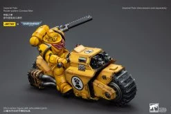 Joy Toy Warhammer 40k Imperial Fists Raider Pattern Combat Bike (1/18 Scale) -Nerdzoic Sales combatbikes09