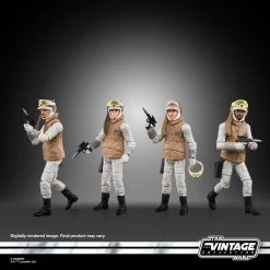 Hasbro Star Wars The Vintage Collection Rebel Soldier (Echo Base Battle Gear) 4-Pack -Nerdzoic Sales echobattledude17 234618