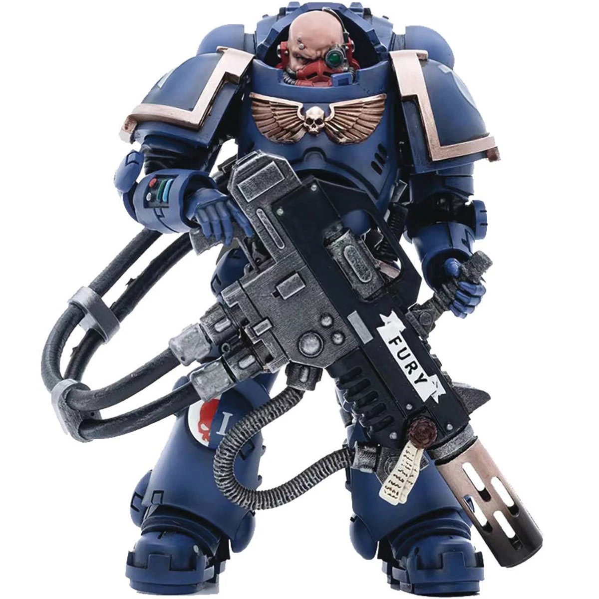 Joy Toy Warhammer 40K Ultramarines Primaris Eradicator Captain Tyanos Thio (1/18 Scale) 3 Joy Toy Warhammer 40K Ultramarines Primaris Eradicator Captain Tyanos Thio (1/18 Scale)