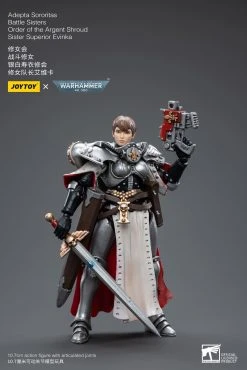 Joy Toy Warhammer 40k Adepta Sororitas Battle Sisters Order Of The Argent Shroud Sister Superior Evinka (1/18 Scale) -Nerdzoic Sales evinka3