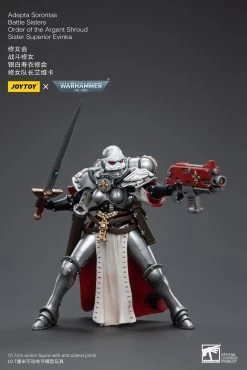 Joy Toy Warhammer 40k Adepta Sororitas Battle Sisters Order Of The Argent Shroud Sister Superior Evinka (1/18 Scale) -Nerdzoic Sales evinka4
