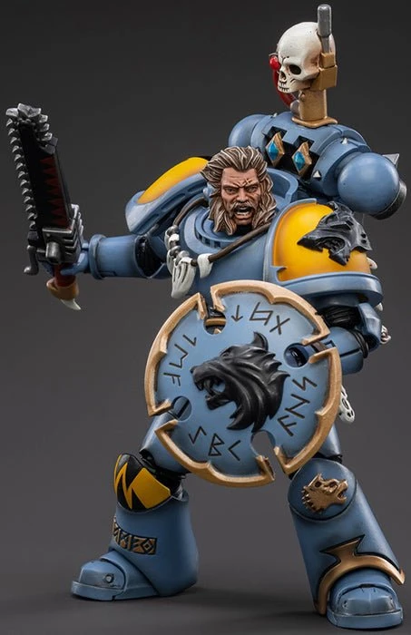 Joy Toy Warhammer 40k Space Wolves Thunderwolf Calvary Frode (1/18 Scale) 5 Joy Toy Warhammer 40k Space Wolves Thunderwolf Calvary Frode (1/18 Scale) - Image 3
