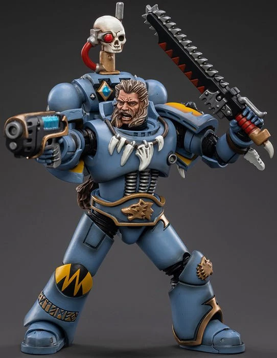 Joy Toy Warhammer 40k Space Wolves Thunderwolf Calvary Frode (1/18 Scale) 6 Joy Toy Warhammer 40k Space Wolves Thunderwolf Calvary Frode (1/18 Scale) - Image 4