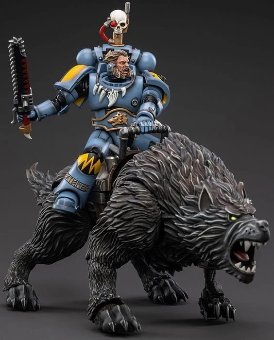 Joy Toy Warhammer 40k Space Wolves Thunderwolf Calvary Frode (1/18 Scale) 11 Joy Toy Warhammer 40k Space Wolves Thunderwolf Calvary Frode (1/18 Scale) - Image 9