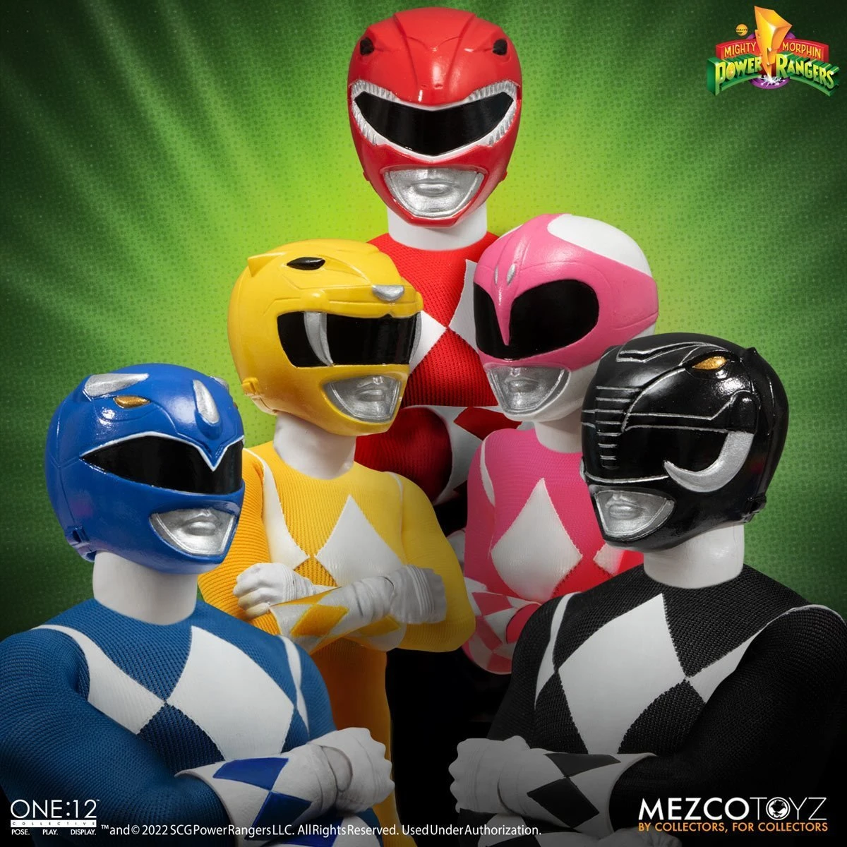Mighty Morphin Power Rangers Mezco One:12 Collective Deluxe Box Set 6 Mighty Morphin Power Rangers Mezco One:12 Collective Deluxe Box Set - Image 4