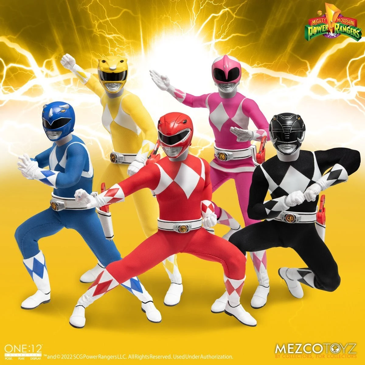 Mighty Morphin Power Rangers Mezco One:12 Collective Deluxe Box Set 3 Mighty Morphin Power Rangers Mezco One:12 Collective Deluxe Box Set