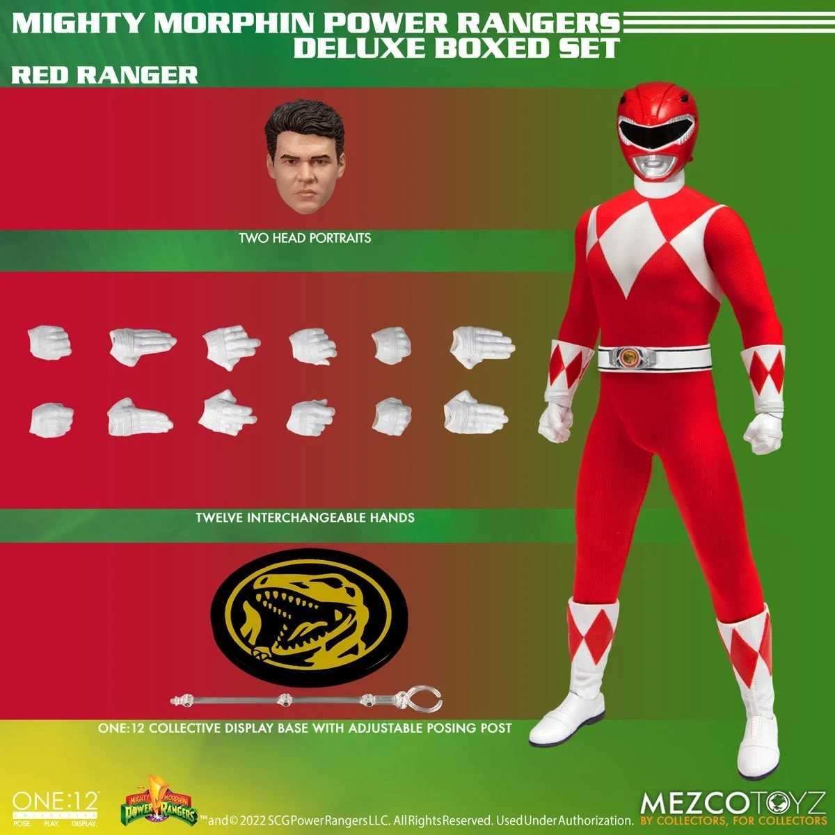 Mighty Morphin Power Rangers Mezco One:12 Collective Deluxe Box Set 16 Mighty Morphin Power Rangers Mezco One:12 Collective Deluxe Box Set - Image 14