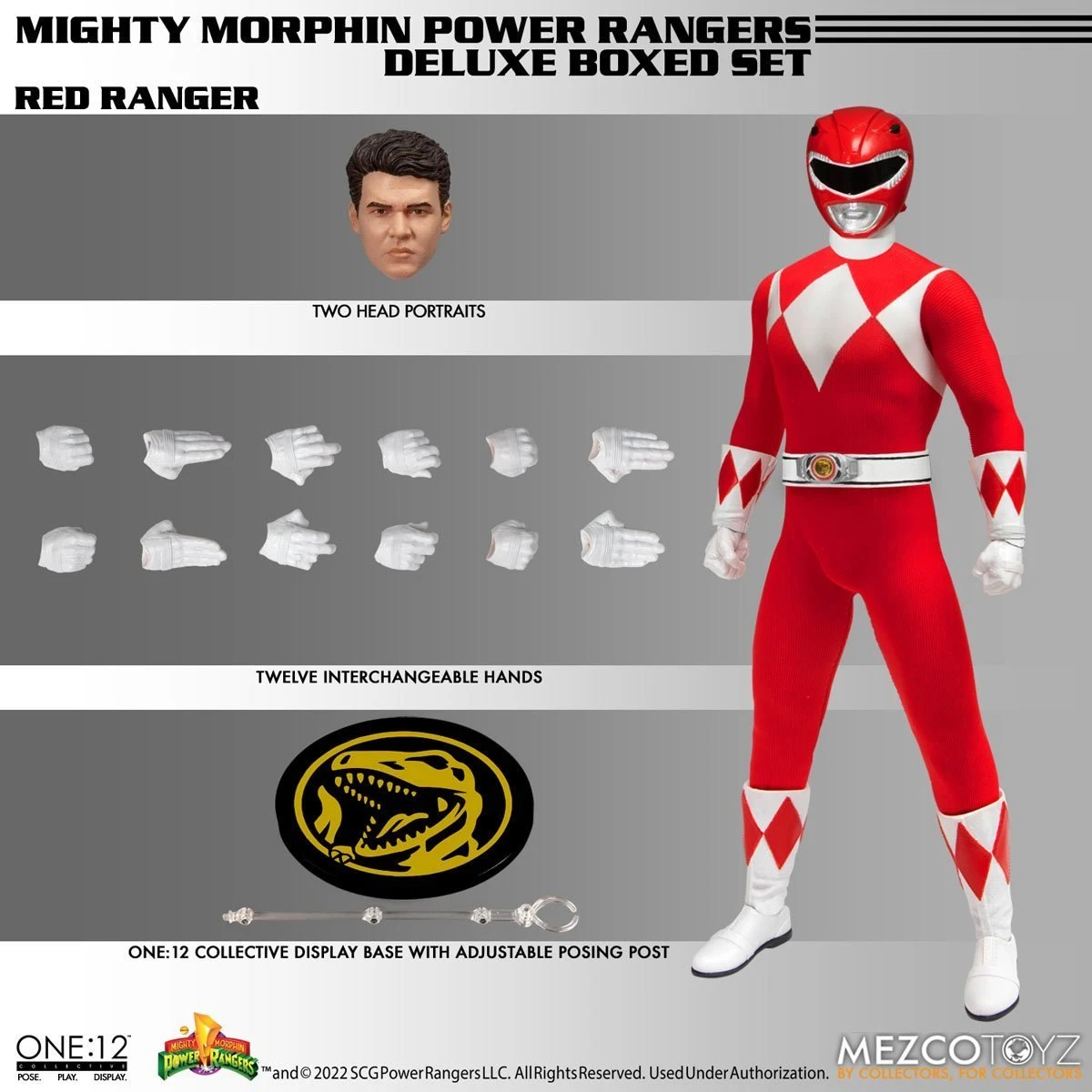 Mighty Morphin Power Rangers Mezco One:12 Collective Deluxe Box Set 17 Mighty Morphin Power Rangers Mezco One:12 Collective Deluxe Box Set - Image 15