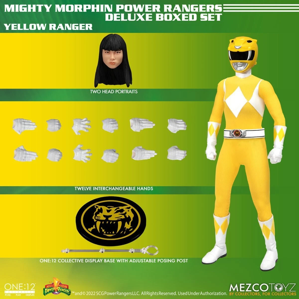 Mighty Morphin Power Rangers Mezco One:12 Collective Deluxe Box Set 18 Mighty Morphin Power Rangers Mezco One:12 Collective Deluxe Box Set - Image 16