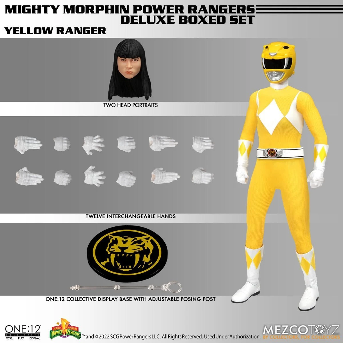 Mighty Morphin Power Rangers Mezco One:12 Collective Deluxe Box Set 19 Mighty Morphin Power Rangers Mezco One:12 Collective Deluxe Box Set - Image 17